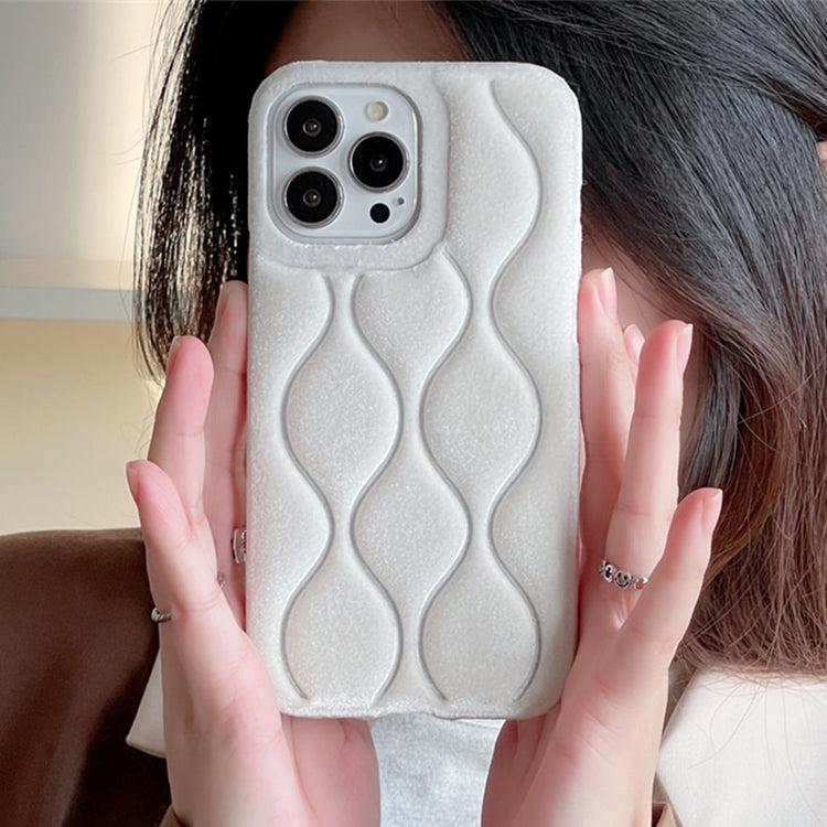 seraCase Plush Fabric iPhone Case for iPhone 14 Pro Max / White