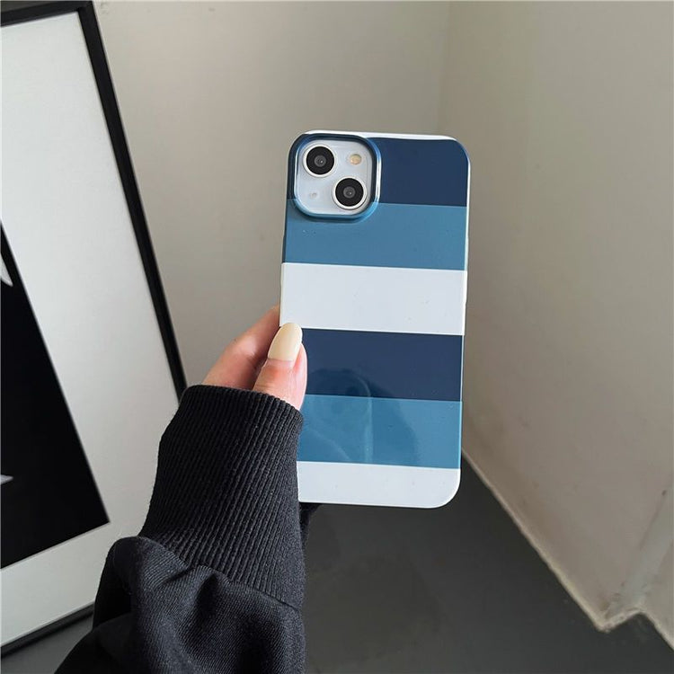 seraCase Multicolor Stripes iPhone Case for iPhone 11 / Blue - Light Blue