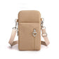 seraCase Shoulder Phone Pouch with Arm Band for Small Khaki