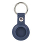 seraCase Leather Apple AirTag Key Holder for Blue