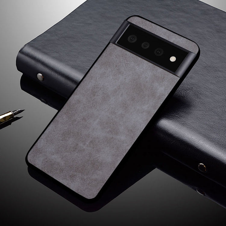 seraCase Premium Leather Pixel Phone Case for Google Pixel 7 / Gray