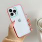 seraCase Shockproof Candy Color Transparent iPhone Case for iPhone 13 Pro Max / Red Green