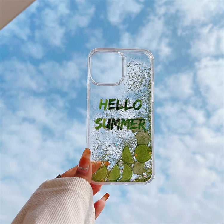 seraCase Clear Quicksand iPhone Case for