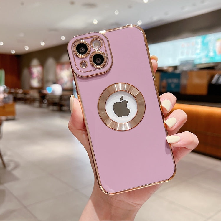seraCase Luxury Electroplated iPhone Case with Gold Logo Ring for iPhone 11 Pro Max / Purple