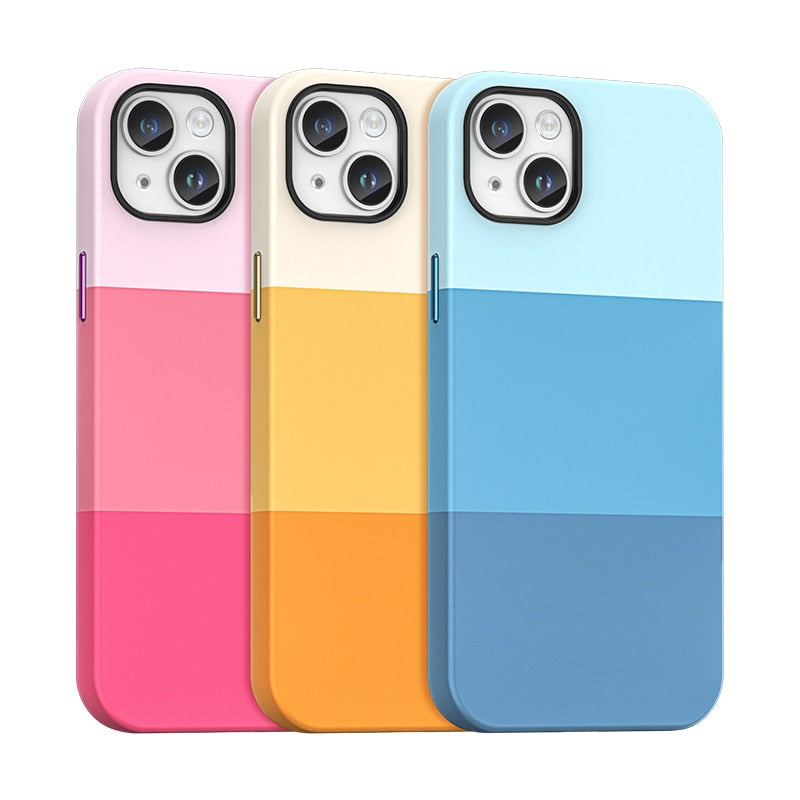 seraCase Contrasting Multicolor iPhone Case for