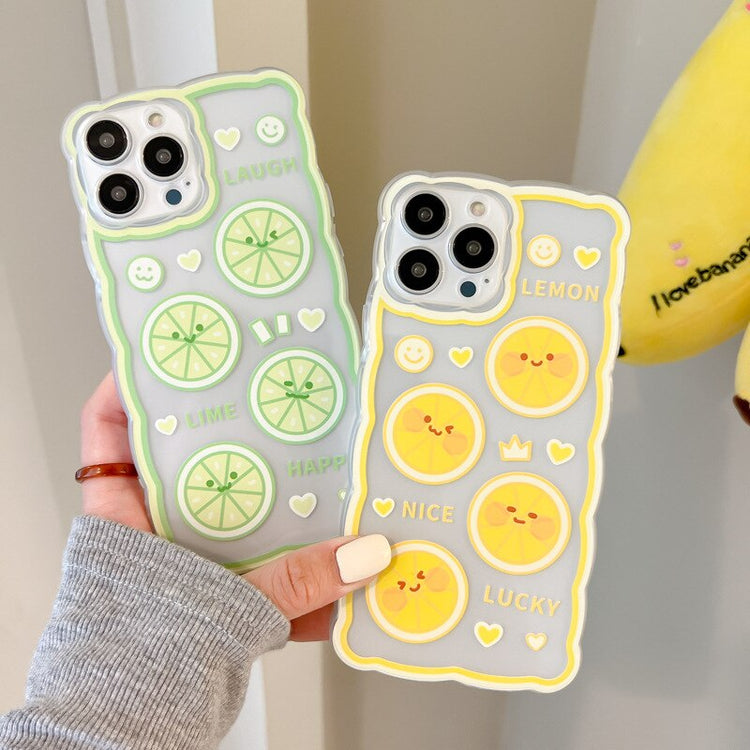 seraCase Happy Lemon Smiley iPhone Cover for