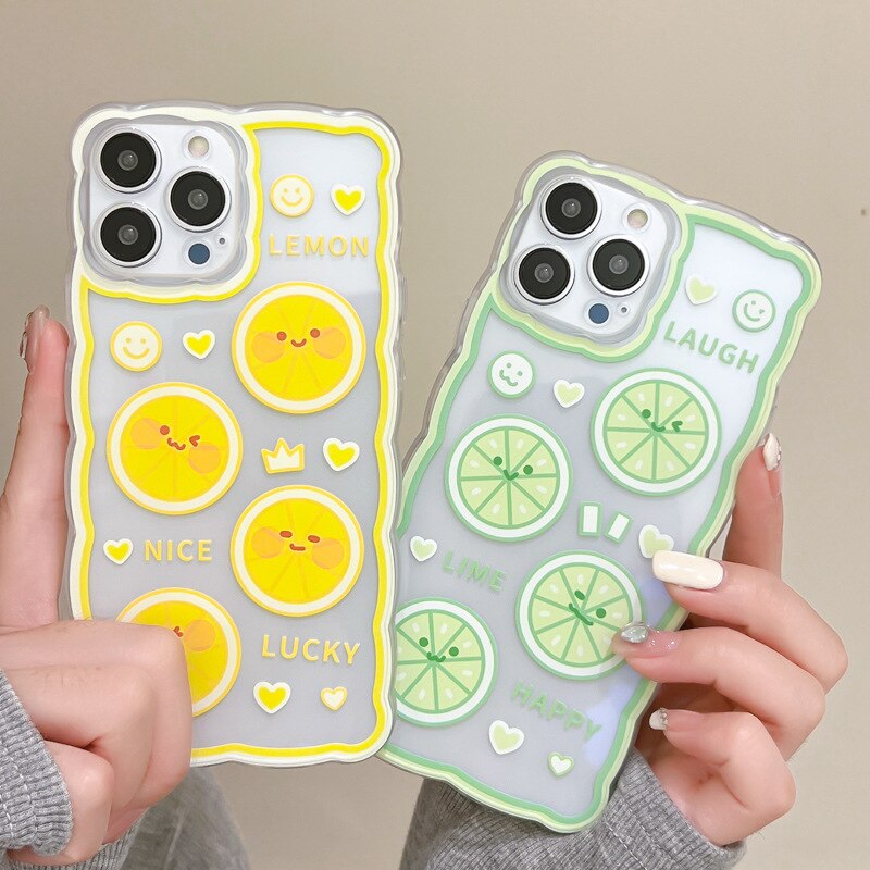 seraCase Happy Lemon Smiley iPhone Cover for