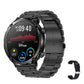 seraCase Sporty Waterproof Smart Watch - 1.6 Inch Screen Size, HD Voice Calling for Black Metal