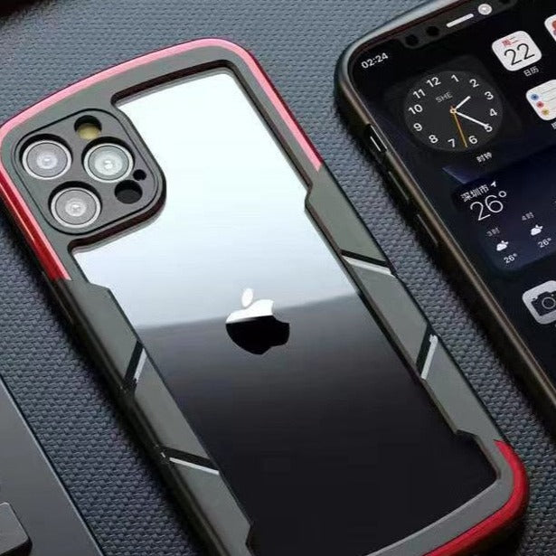 seraCase Clear Armor iPhone Case for iPhone 13 Pro Max / Red