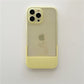 seraCase Transparent iPhone Case with Hidden Stand for iPhone 13 Pro Max / Yellow