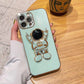 seraCase Glamorous Astronaut Stand iPhone Case for iPhone 13 Pro Max / Green